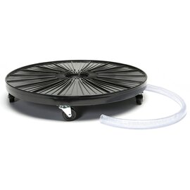 DeVault Hydro Plant Dolly with Drain Fitting - 24-in - Black
