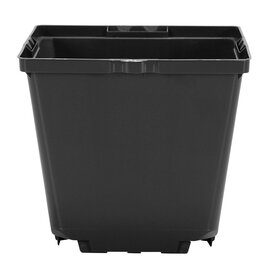 The HC Companies Quick Lock Pot with WaveLock - 4.25 x 3.84-in - Black - Case of 660