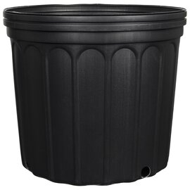 Grower Select Round Blow-Molded Nursery Pot - 3 Gal - Black - Case of 25