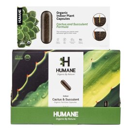 HUMANE Cactus & Succulent Organic Food Capsules - 18-Count