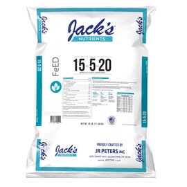 Jack's Nutrients 15-5-20 Tap Water Fertilizer - 25 lb