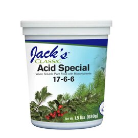 Jack's Classic Acid Special 17-6-6 Water-Soluble Fertilizer - 1.5 lb
