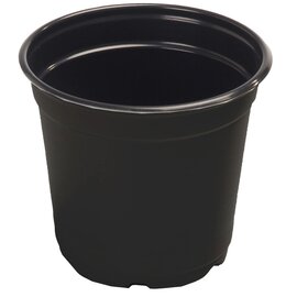 Landmark Plastic Maxi-Grow Round Nursery Pot - 4.33-in - Black - Case of 765