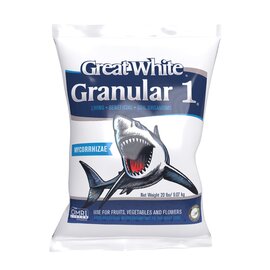 Great White Granular 1 Mycorrhizal | 20lb - OMRI Listed