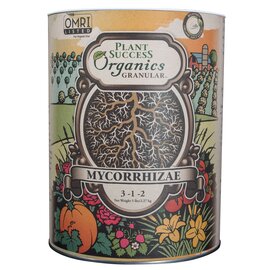 Plant Success Organics Granular Mycorrhizae 3-1-2 - 5 lb - OMRI Listed
