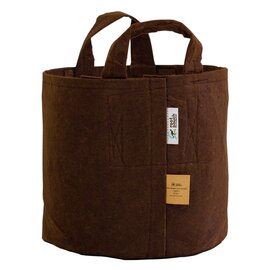 Root Pouch Boxer Line Multi-Use Heavyweight Fabric Pot with Handles - 3 Gal - Brown