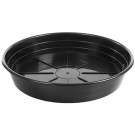 Sunpack Premium Saucer - Black - 14 x 3-in