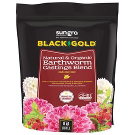 Black Gold Earthworm Castings Blend - 8 Qt - OMRI Listed