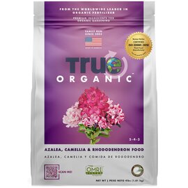 True Organic Azalea, Camellia & Rhododendron Food 5-4-3 - 4 lb