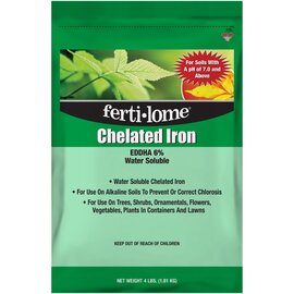 Ferti-lome Chelated Iron 6% EDDHA Water Soluble Granular Fertilizer - 4 lb