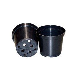 Belden Plastics Standard Round Plastic Pot - 4-in - Black - Case of 900
