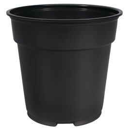 Grower Select Round Co-Extruded Standard Pot - Black - 6-in - 1.5 Qt Capacity - Case of 660