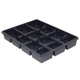 The HC Companies Dillen 12-Pocket PressFit Tray for 4.5-in Square Pots - 16.75 x 12.5 x 2.37-in - 50-Pack