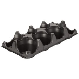 The HC Companies Dillen 8-Pocket Carry Tray for 5-in Round Azalea EcoGrow Pots - 19.87 x 9.87 x 3.75-in - 50-Pack