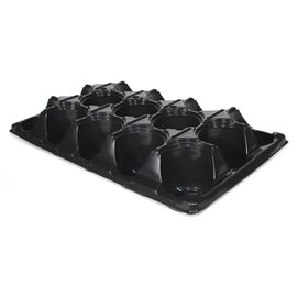The HC Companies Dillen 12-Pocket Carry Tray for 4.5-in Round Pots - 23 x 14 x 3.75-in - 50-Pack