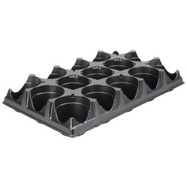 The HC Companies Dillen 15-Pocket Geranium Pot Tray for 4.5-in Round Pots - 22.75 x 13.75 x 4-in - 50-Pack
