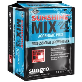Sun Gro Sunshine Mix #4 Aggregate Plus with RESiLIENCE Growing Medium - 3.8 cu ft Compressed