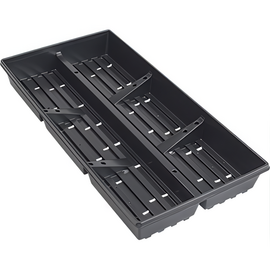 The HC Companies Dillen R6 1020 Standard Full Depth Vacuum Flat with Drainage Holes - 21 x 10.5 x 2.375-in - 100-Pack