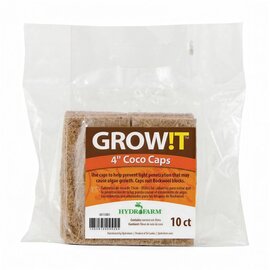 GROW!T Coco Cap - 4-in - 10-Pack