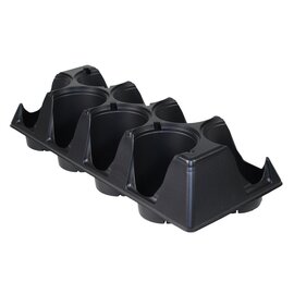 The HC Companies Dillen 8-Pocket Reveal Carry Tray for 1-Qt Round Pots - 19.5 x 10 x 4.75-in - 50-Pack