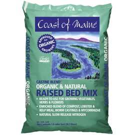 Coast of Maine Castine Blend Organic & Natural Raised Bed Mix - 1 cu ft - OMRI Listed