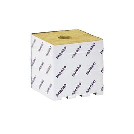 Pargro by Grodan Rockwool Block - Biggie PAR32 - 6 x 6 x 6-in - Pre-Cut Hole - Case of 64