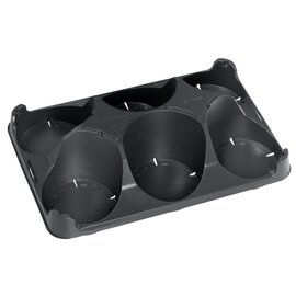 TEKU UT Standard Transport & Cultivation Tray - 6-Pocket - 2 x 3 - Round - 19.5 x 13 x 6.125-in - Case of 50