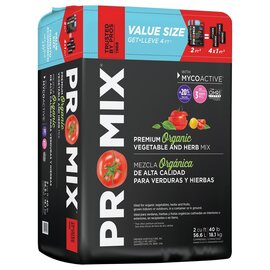 Premier PRO-MIX Organic Vegetable & Herb Mix with MYCOACTIVE - 2 cu ft - Compressed Bale - OMRI Listed
