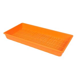 Sunpack MEGA-MESH Heavy-Duty Mesh Deep Tray - 10 x 20-in - Orange - 2.3-in Deep
