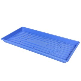 Sunpack Heavy-Duty 1020 Shallow Tray - 10 x 20-in - Blue - No Drainage Holes