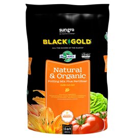 Black Gold Natural & Organic Potting Mix with RESiLIENCE - 1.5 cu ft