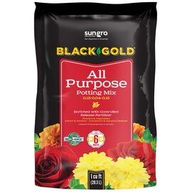 Black Gold All-Purpose Potting Soil with RESiLIENCE - 1 cu ft