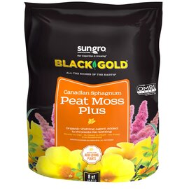 Black Gold Peat Moss Plus - 8 Qt