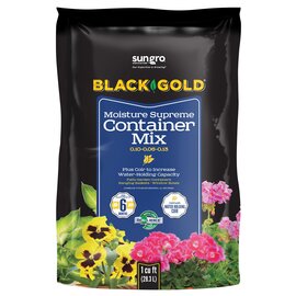 Black Gold Moisture Supreme Container Mix with RESiLIENCE - 1 cu ft