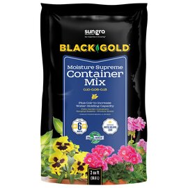 Black Gold Moisture Supreme Container Mix with RESiLIENCE - 2 cu ft