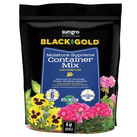 Black Gold Moisture Supreme Container Mix with RESiLIENCE - 8 Qt