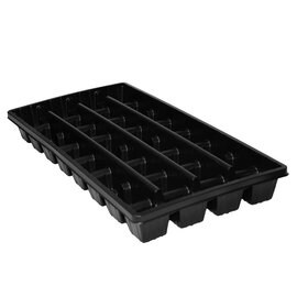T.O. Plastics Square Press-Fill Carry Tray - 32-Cell (4 x 8) - 10.75 x 21.19 x 2.50-in - For SVD-250 Series Pots - 50-Pack
