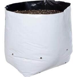 Hydrofarm Black & White Grow Bag - 10 Gal - Case of 200 (20 Packs of 10)