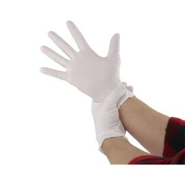 Mad Farmer White Nitrile Horticulture Gloves - Small - 100-Count