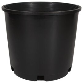 The HC Companies Trade G Squat Nursery Container - 5 Gal - 12 x 10.25-in - Black