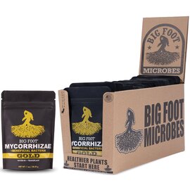 Big Foot Mycorrhizae Gold + Beneficial Bacteria Root Inoculant - 1 Oz - 20-Count Display