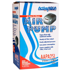 Active Aqua Air Pump - 8-Outlet - 25 LPM (400 GPH) - 12W