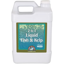 Down To Earth Liquid Fish & Kelp 2-4-1 Organic Fertilizer - 1 Gal - OMRI Listed