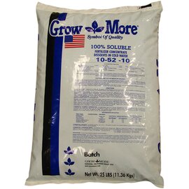 Grow More Water Soluble Fertilizer 10-52-10 - 25 lb