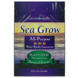 Grow More Sea Grow All Purpose Fertilizer 16-16-16 - 3 lb