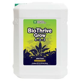 GH General Organics BioThrive Grow 4-3-3 Base Nutrient - 6 Gal
