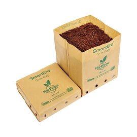 HortGrow SmartEra Coco Grow Bag - 3.5 L (1 Gal) - Mesh Bag - 6 x 6-in