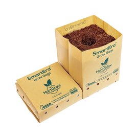 HortGrow SmartEra Coco Grow Bag - 6.5 L (1.7 Gal) - Mesh Bag - 7 x 7-in