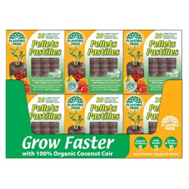 PlantBest Coconut Coir Pellet Refill - 20-Count - 42 mm