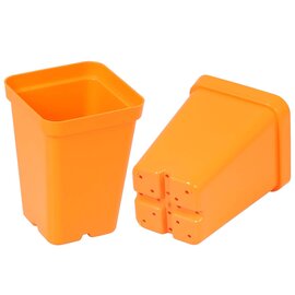 Sunpack Square Pot - 2.5-in - Orange